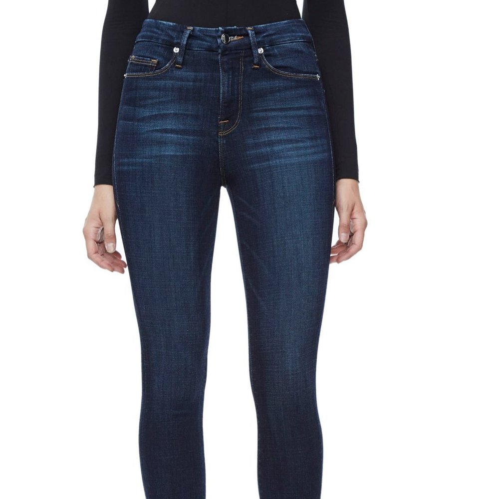 Like New Good Legs High Waist Ankle Skinny Jeans from Good American